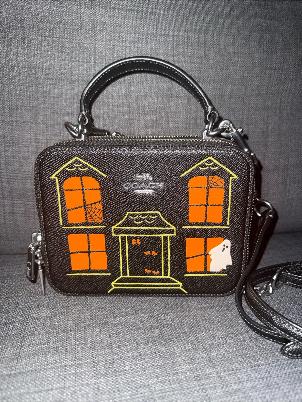 Coach RARE Haunted House Box Bag